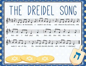 The Dreidel Song: Song and Game Instructions by Music with Mrs Tanenblatt