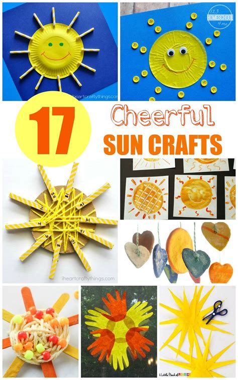 Adorable SUN Crafts for Preschoolers | Sun crafts, Sunshine crafts, Summer preschool crafts