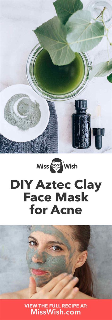 Homemade Aztec Clay Face Mask for Acne (Easy and Effective) - Miss Wish