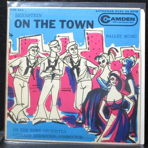 Leonard Bernstein - On The Town Ballet Music EP 7" VG+ Vinyl 45 RCA ...