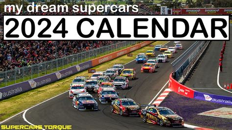 V8 Supercars 2024 Calendar - Gretel Darlleen