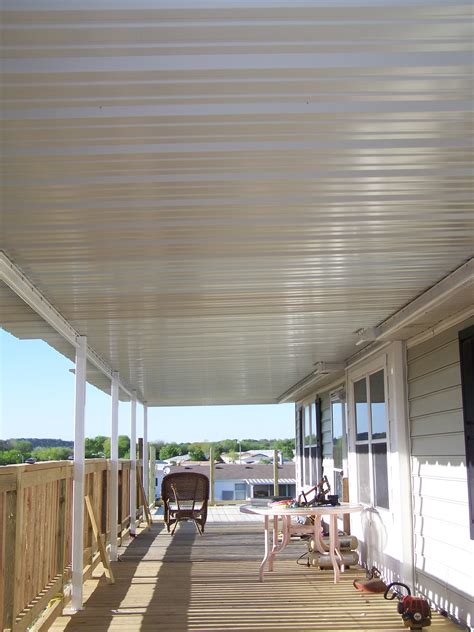 Custom Attached Awning Mobile Home North San Antonio - Carport Patio Covers Awnings San Antonio ...