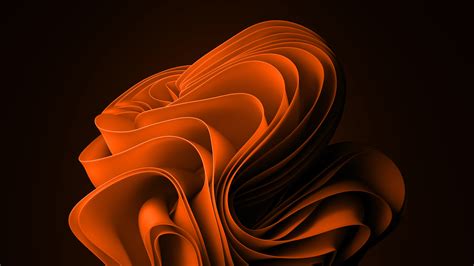 Light Orange Windows 11 Logo 4K HD Windows 11 Wallpapers | HD ...