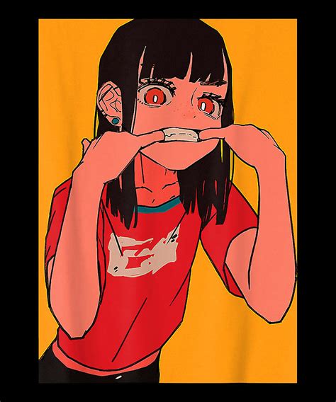 Anime Girl Lofi Aesthetic Retro S Japanese Waifu Kawaii Poster By | The Best Porn Website