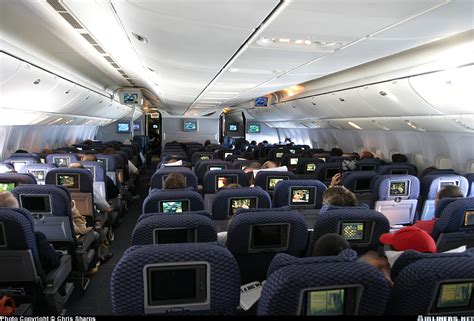 United Boeing 777 Interior