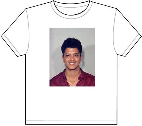 BRUNO MARS MUG SHOT T-SHIRT TEE PICTURE PHOTO mugshot lol grenade way singer 306 | eBay