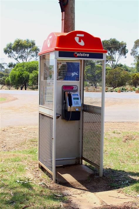 A Telstra Telephone Booth. Fully Privatised Telstra Corporation Limited ...