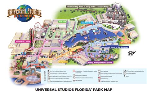 Universal Orlando Resort Park Maps - Universal Studios Orlando Vacation Packages, Discounts ...