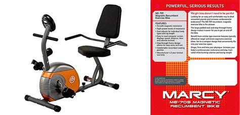 Marcy Recumbent Exercise Bike with Resistance ME-709 Review