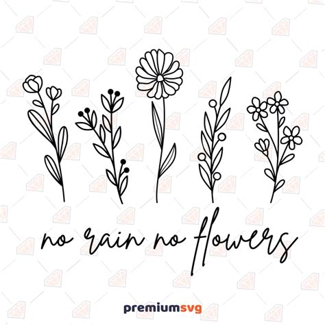 Spread Kindness with Flowers SVG, Wildflowers SVG Vector Files | PremiumSVG