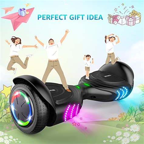 TOMOLOO Music-Rhythmed Hoverboard for Kids and Adult Two-Wheel Self ...