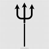 Trishul Poseidon Atlantis Trident Neptune pitchfork Spear devil  sketch template