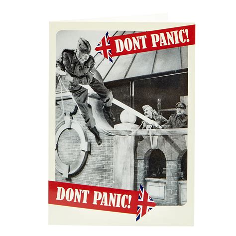 Buy Dad's Army Birthday Card - Don't Panic for GBP 1.49 | Card Factory UK
