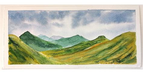 Simple Watercolor Mountain Tutorial for Beginners - My Art Aspirations