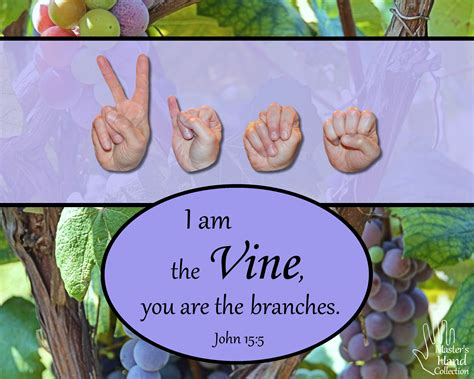 I am the Vine Printable Card - Master's Hand Collection