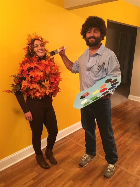 Bob Ross and a Happy Tree! #gohardinthepaint #nomistakes only #happyaccidents… | Funny couple ...