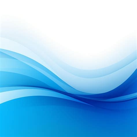 Premium AI Image | Photo of blue waves background design landscape