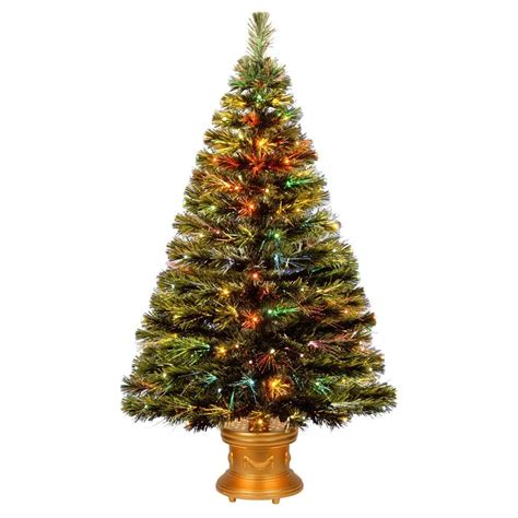 National Tree Company 4 ft. Fiber Optic Radiance Fireworks Artificial ...