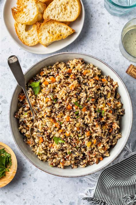 Wild Rice Pilaf (Dairy Free, Vegan) - Simply Whisked