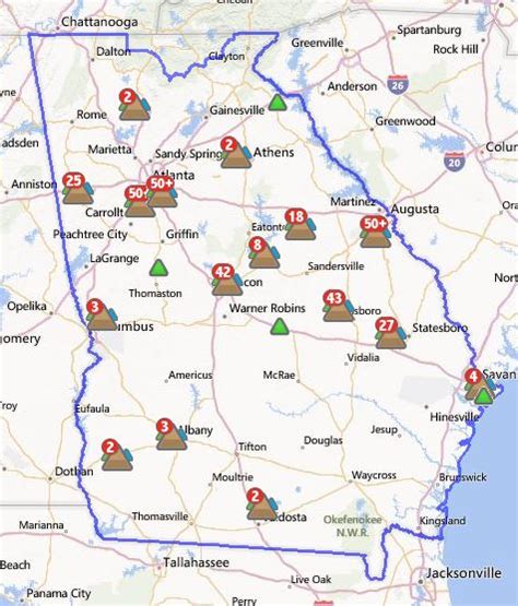 Georgia Power Outage Map - The Aha! Connection