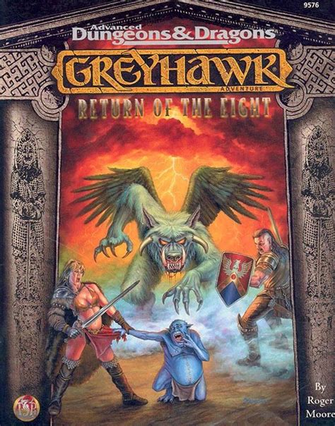 Greyhawk: Return of the Eight (2e) - Greyhawk | Book cover and interior art for Advanced ...