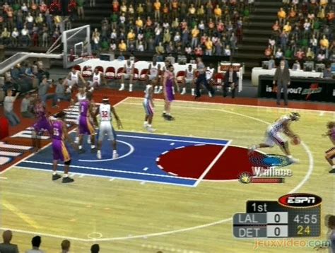 Gameplay ESPN NBA 2K5 : NBA All Star Game Two Thousands Five ...