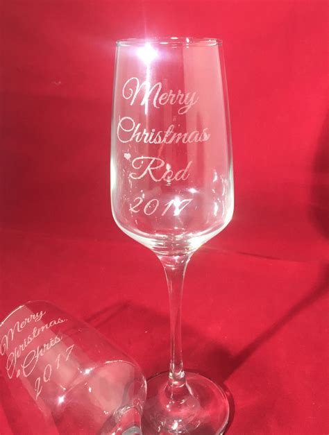 Personalised Engraved Champagne Glass – Re Workshop