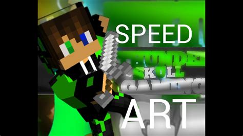 Wither Skull banner Speed Art (My First speed art) - YouTube