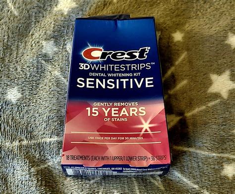 Crest 3D Whitestrips Sensitive - Removes 15 Years Of Stains - Expires 02/2024 - International ...