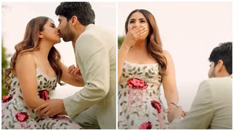 Armaan Malik kisses Aashna Shroff, serenades her with cute song during proposal - Hindustan Times