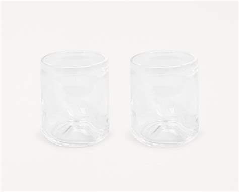 0405 Glass Set of Two | Clear | Small | FRAMA