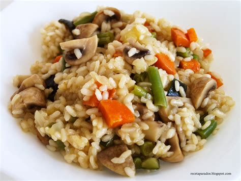 Receta para dos: Arroz con verduras