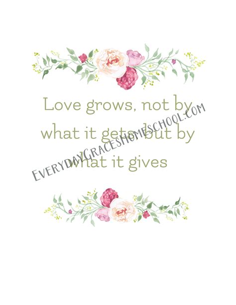 Love Grows Charlotte Mason Quote