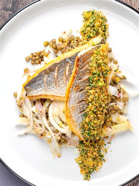 Sea Bream Fillet with Lemon Parsley Crumb | Krumpli