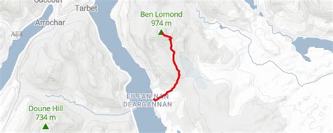 Ben Lomond climb/descent Hiking Trail - Ben Lomond