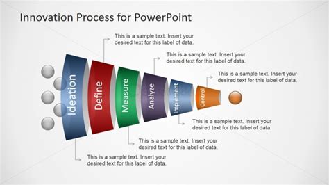 Simple Horizontal Funnel Diagram Design - SlideModel