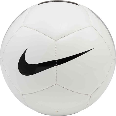 Nike Pitch Soccer Ball - White & Black - SoccerPro