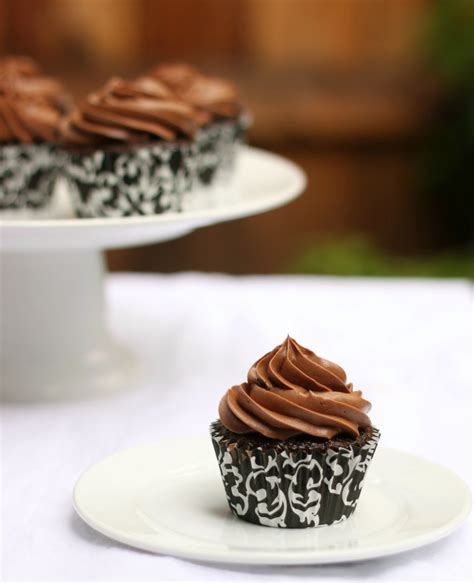 Gluten Free Chocolate Cupcakes with Nutella Frosting