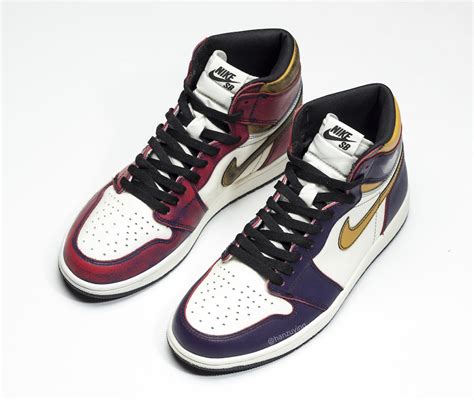 Nike SB Air Jordan 1 LA Lakers Chicago CD6578-507 Release Date - SBD