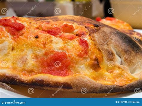 Italian Folded Pizza stock photo. Image of lunch, crust - 31379464