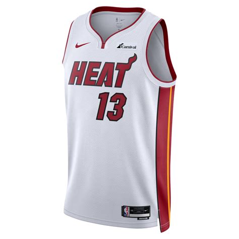 Bam Adebayo Nike Miami HEAT Association White Swingman Jersey – Miami ...