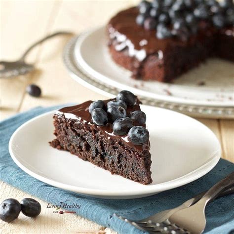 Blueberry Chocolate Cake - Living Healthy With Chocolate