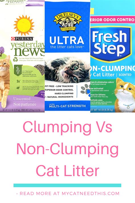 Clumping Vs Non-Clumping Cat Litter | Cat litter, Non clumping cat litter, Clumping cat litter