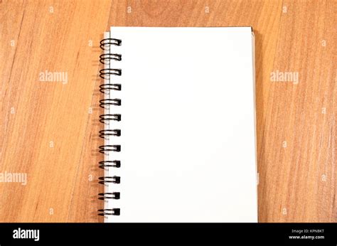 Blank spiral notepad Stock Photo - Alamy