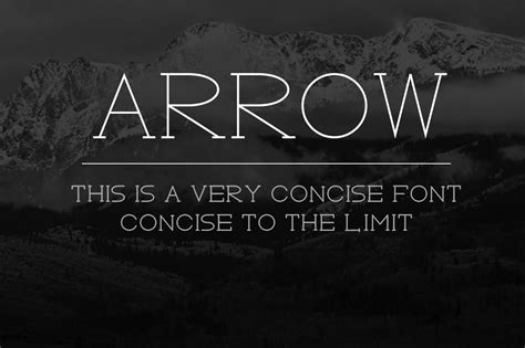 Arrow | Stunning Fonts ~ Creative Market