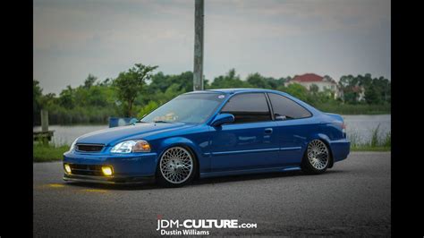 Chandlers Stanced Honda Civic - YouTube