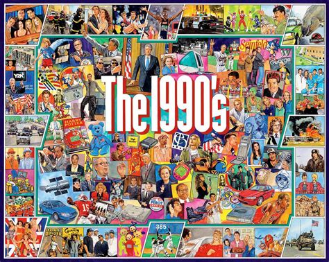 Jigsaw puzzle Americana 1990s The Nineties 1000 piece NEW Made in USA ...