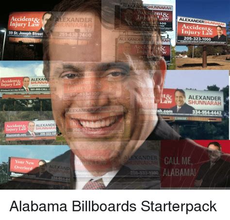 So many billboards | Alexander Shunnarah | Know Your Meme