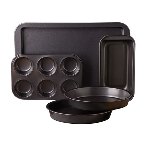 Sunbeam Kitchen Bake 5-Piece Non-Stick Carbon Steel Bakeware Set - Walmart.com - Walmart.com