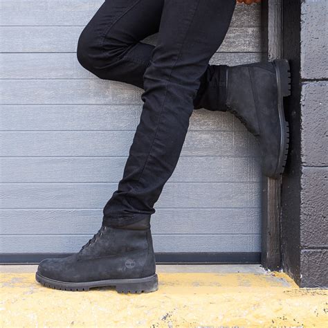 6-Inch Premium Mens Boots (Black Nubuck) | lupon.gov.ph